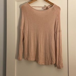 Top shop Drop-sleeve v-back Sweater Size 4 US